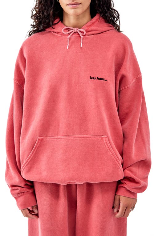 Iets Frans BDG Urban Outfitters Unisex Hoodie in Red 