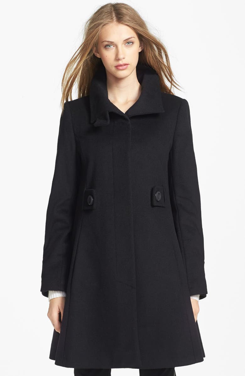George Simonton Couture Lambswool & Cashmere Swing Coat | Nordstrom