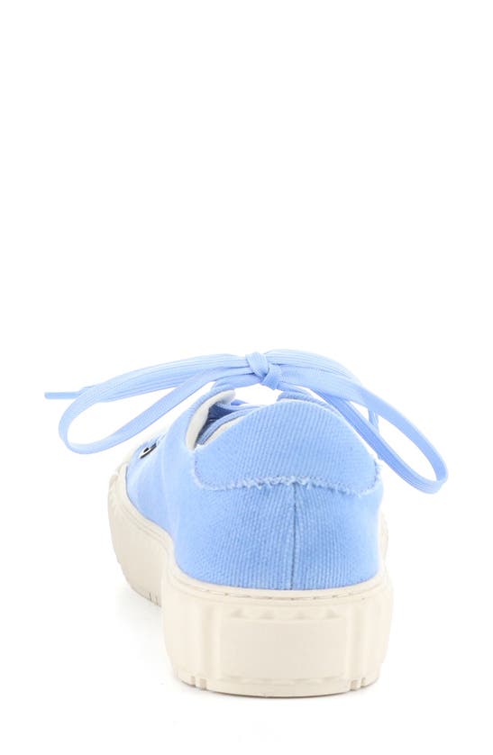 Shop Bos. & Co. Chaya Sneaker In Blue Canvas Lona Ecocotton