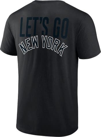 Men's New York Yankees Fanatics Branded Heathered Gray Big & Tall Secondary  T-Shirt