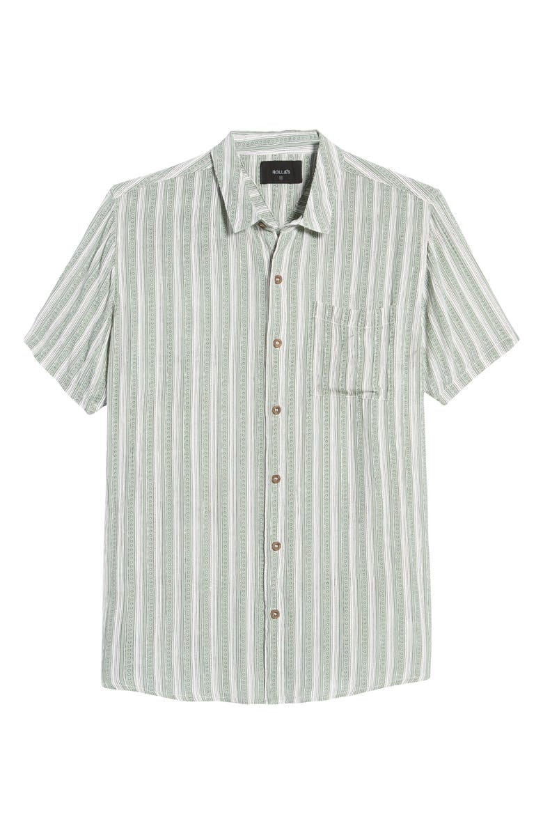 Rolla’s Rolla's Men's Bon Sun Stripe Button-Up Shirt, Alternate, color, 