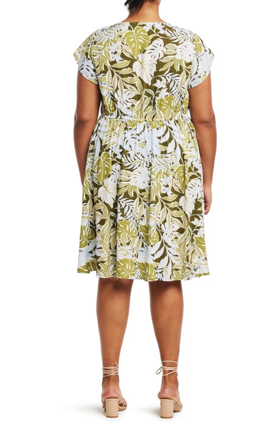 Shop Estelle Elle Leaf Print Dress