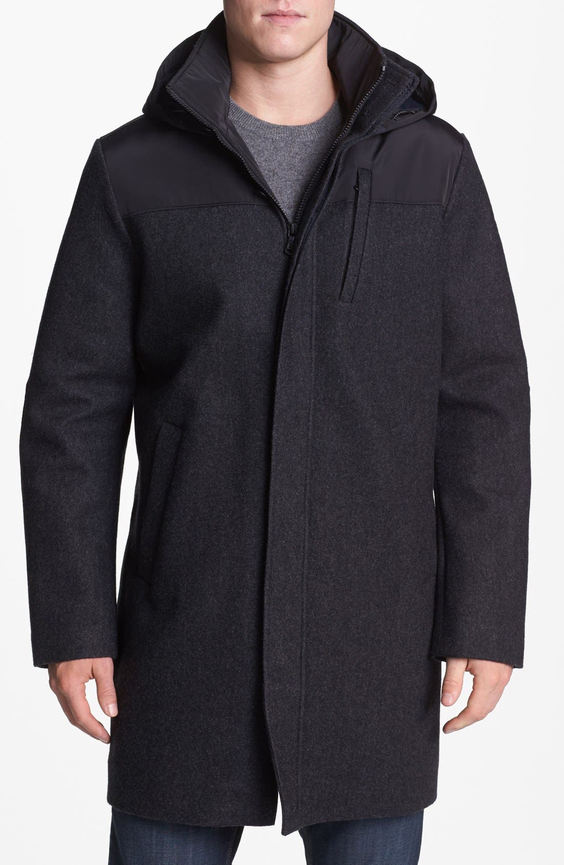 Victorinox Swiss Army® 'Shuttle' Wool Blend Coat Nordstrom