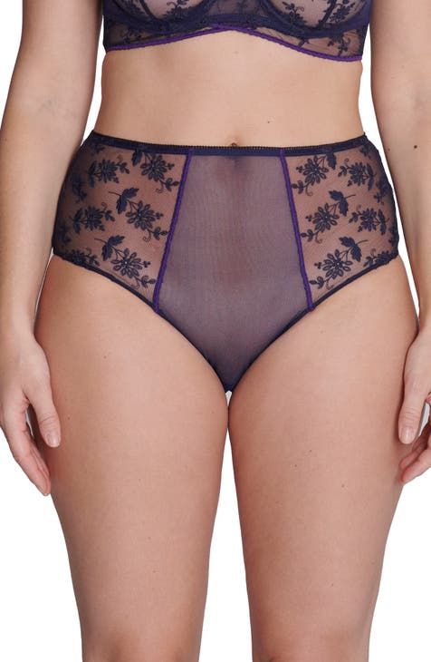 Women Sexy Shapewear Lace High Waisted Underwear Embroidered Mesh Sheer  Panties Plus Size Underwear Underwear for : : Clothing, Shoes 