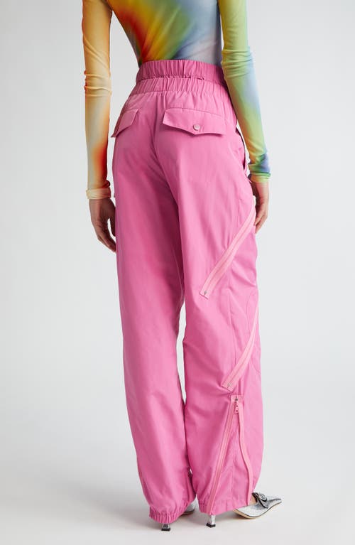 Shop Monse Double Waistband Joggers In Pink