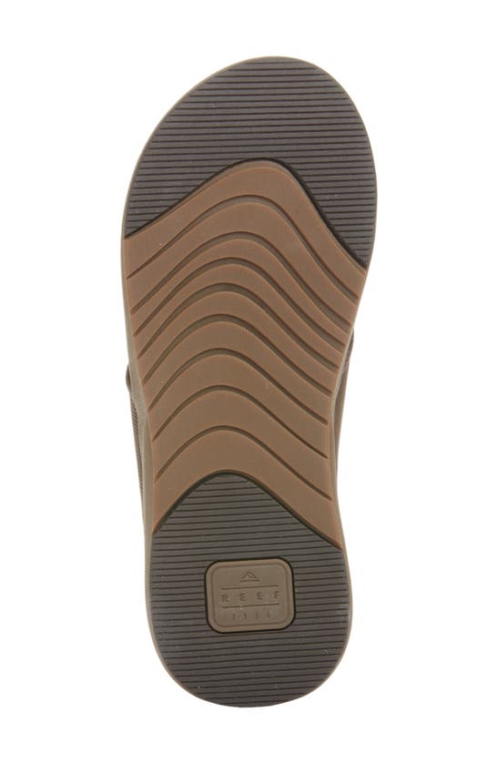 Reef Cushion Norte Flip Flop In Dark Brown