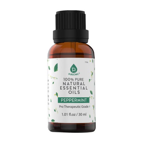 Shop Pursonic 100% Pure & Natural Peppermint Essential Oils In Green