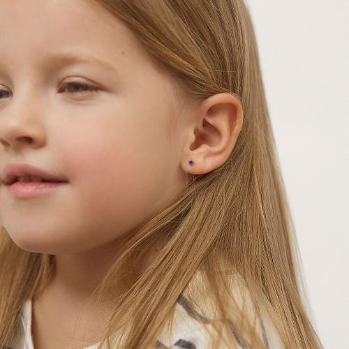 In Season Jewelry 14k Tiny Cubic Zirconia Birthstone Earrings In February