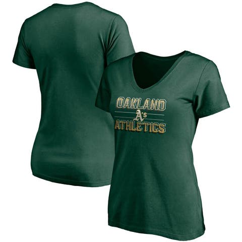 OAKLAND ATHLETICS RETRO CLASSIC DK TEE (KELLY GREEN)