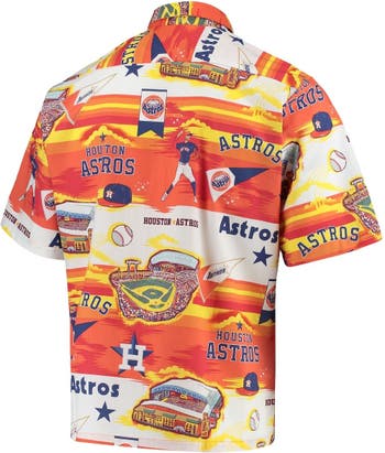 Houston Astros Reyn Spooner Scenic White Full Print Hawaiian Shirt