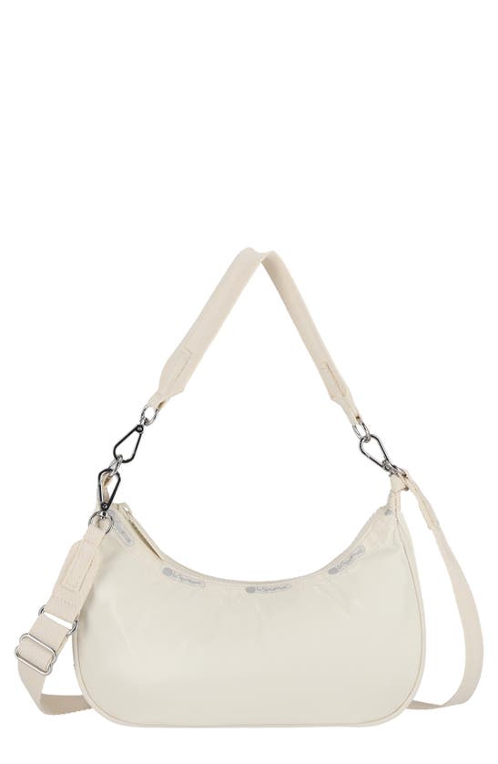 Shop Lesportsac Small Convertible Hobo Bag In Pearl Shine