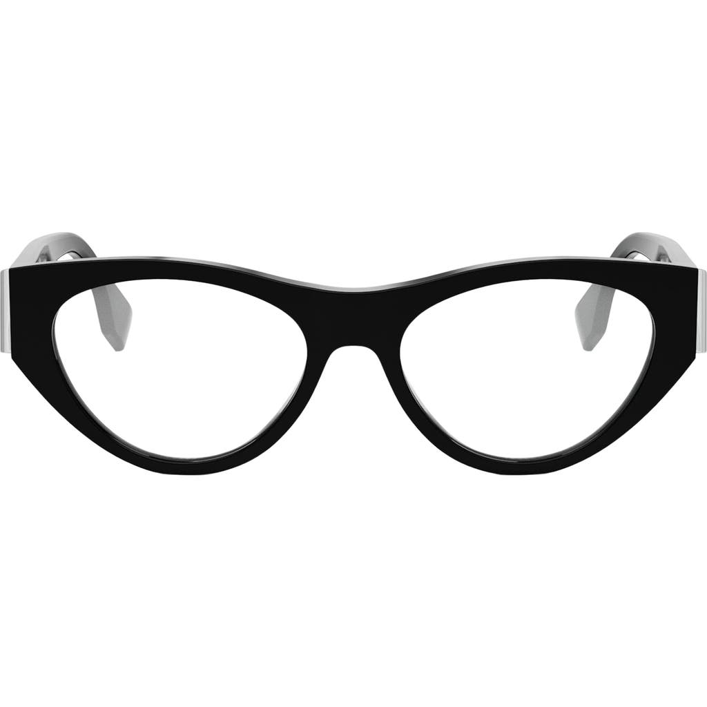 Fendi Fe50092i First 001 Nero Glasses In Shiny Black