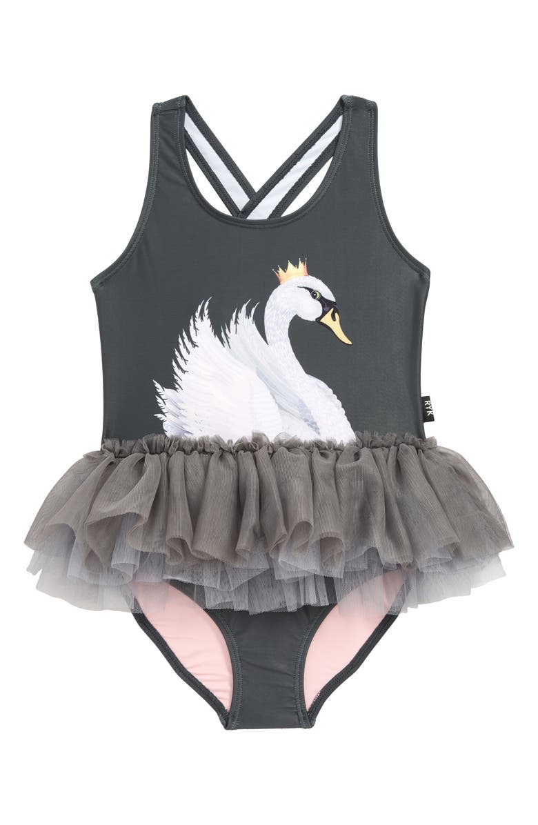 Rock Your Kid Swan Lake One Piece Tutu Swimsuit Toddler Rock Your Kid Swan Lake One Piece Tutu Swimsuit Toddler