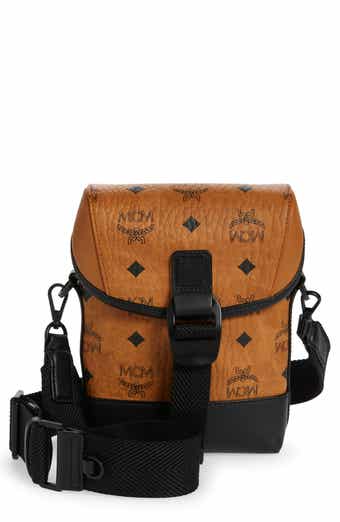 MCM Chest Pack Visetos Nordstrom Exclusive Cognac in PVC with Gold-tone - US