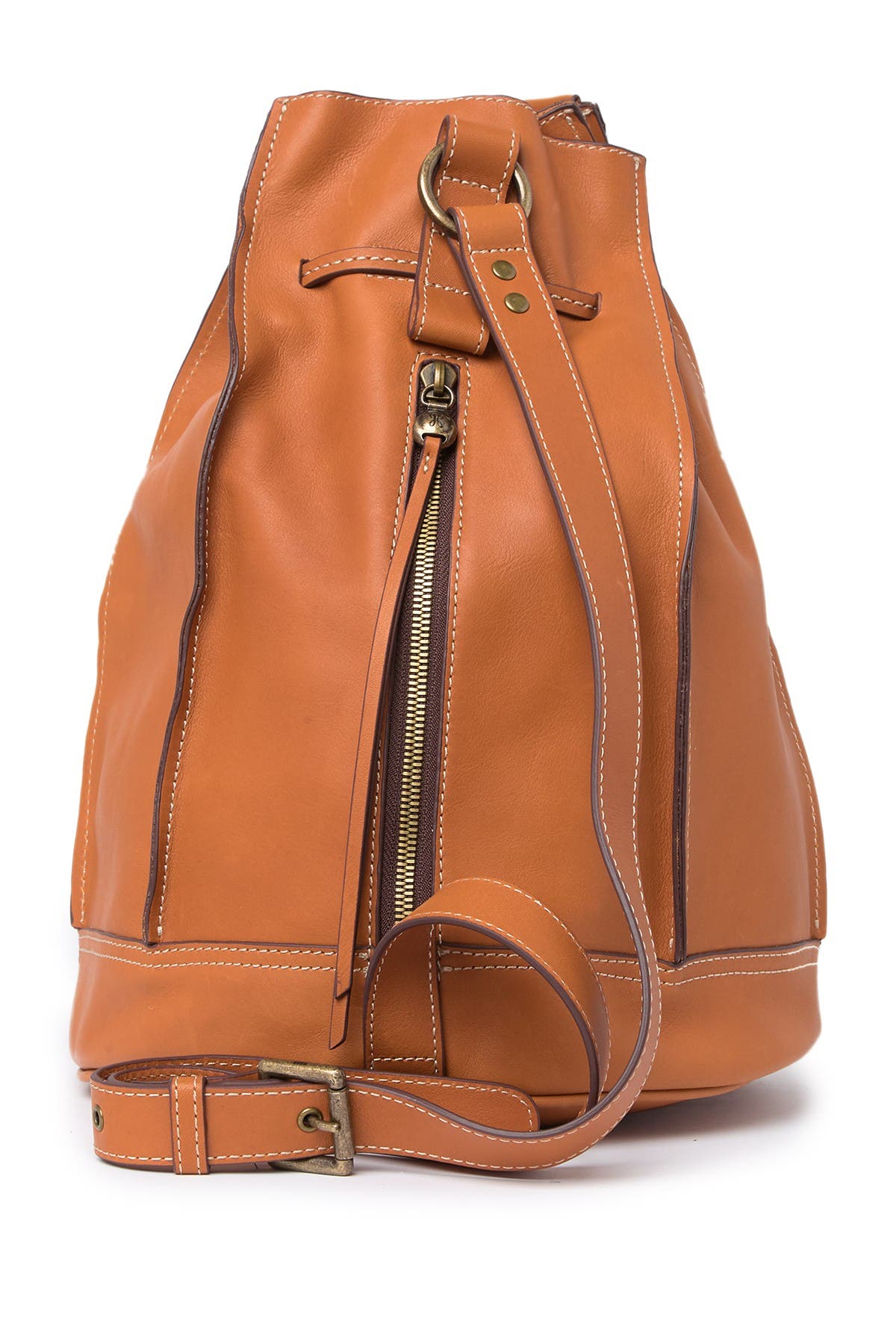 structured leather backpack