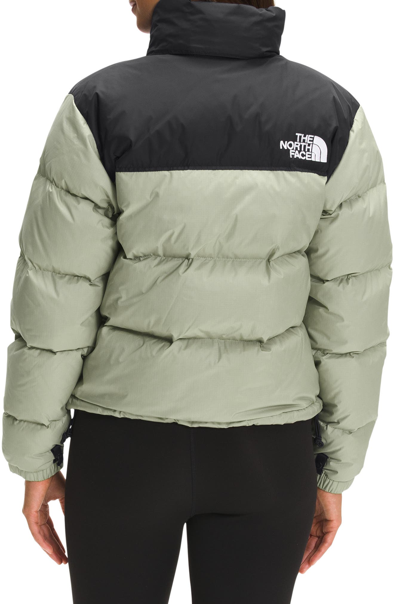 the north face nuptse beige