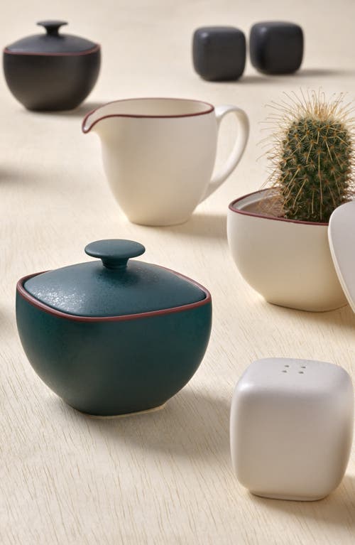 Nambe Taos Creamer Onyx In White
