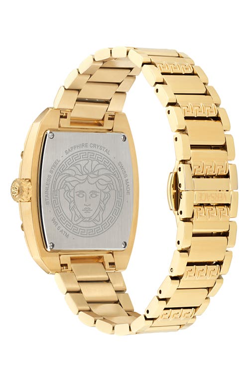 Versace Dominus Bracelet Watch, 44mm X 36mm In Ip Yellow Gold