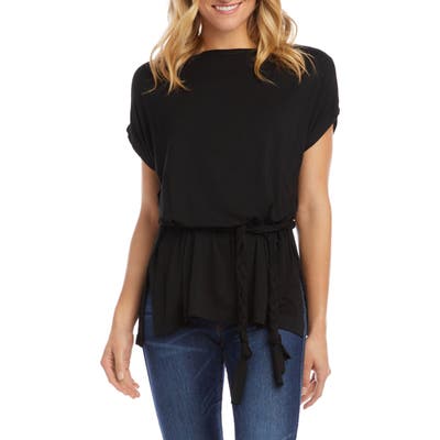 Karen Kane Belted Tunic, Black