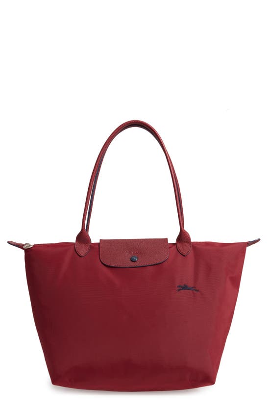 Longchamp Le Pliage Club Tote In Z/dnu Garnet Red