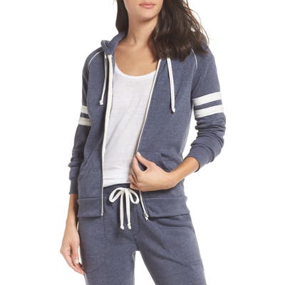 Alternative Adrian Throwback Zip Hoodie, Blue
