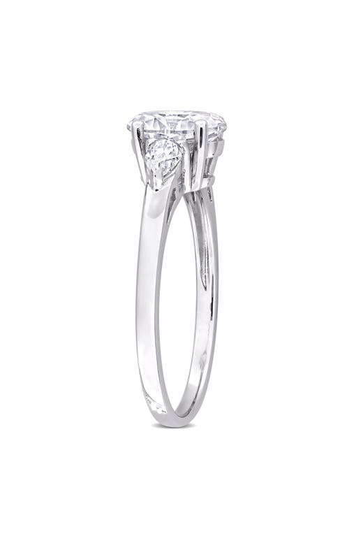 Delmar Lab-created Moissanite Ring In White