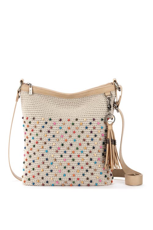 The Sak Lucia Crossbody In Ecru Multi Beads