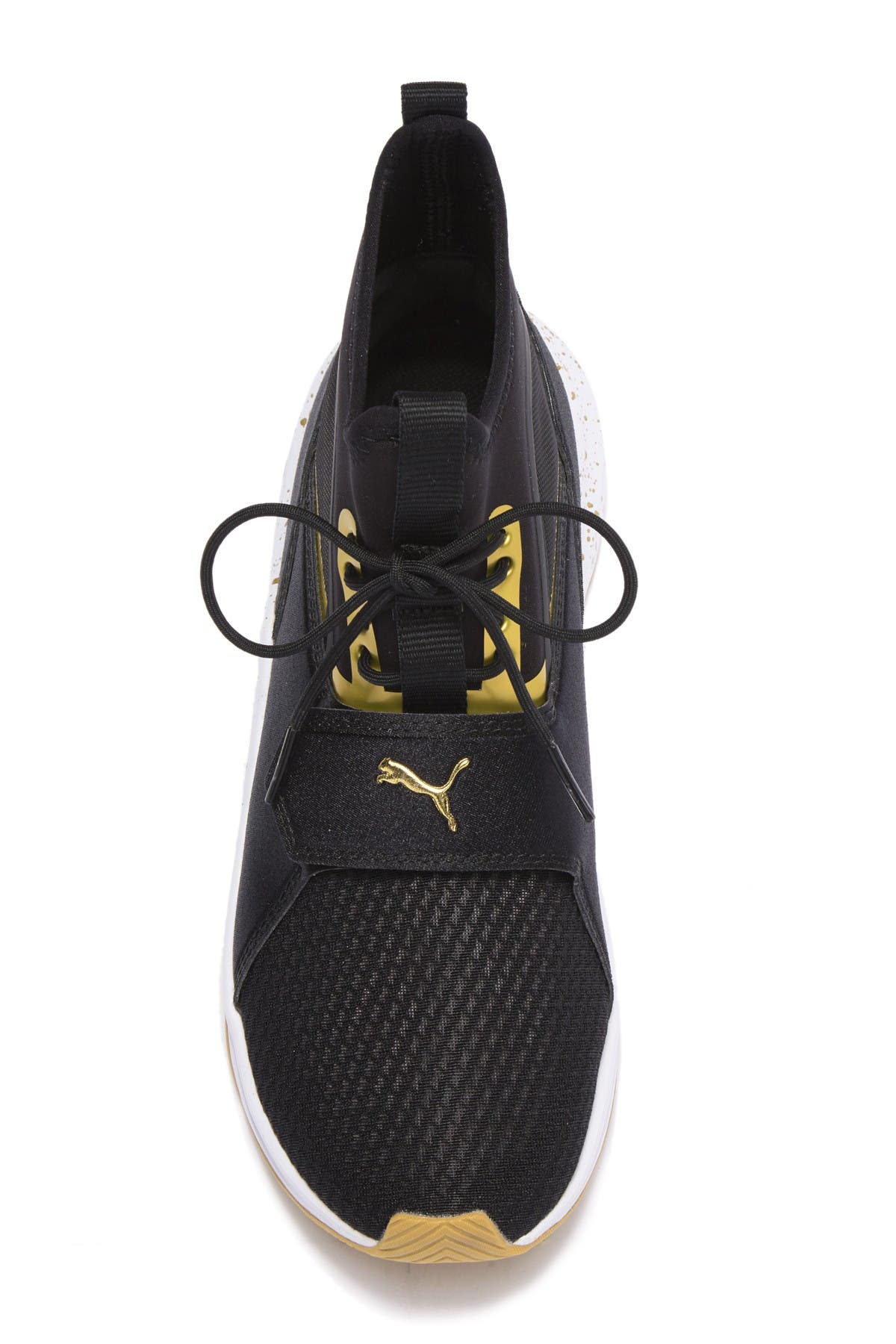 puma phenom black and gold