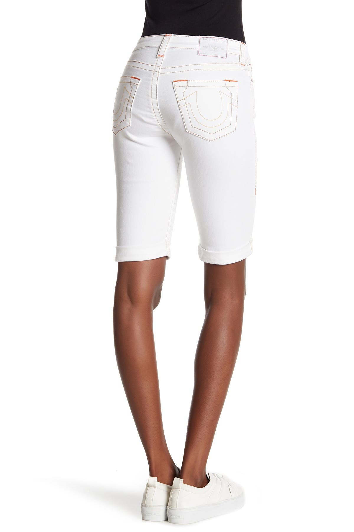 true religion knee length shorts