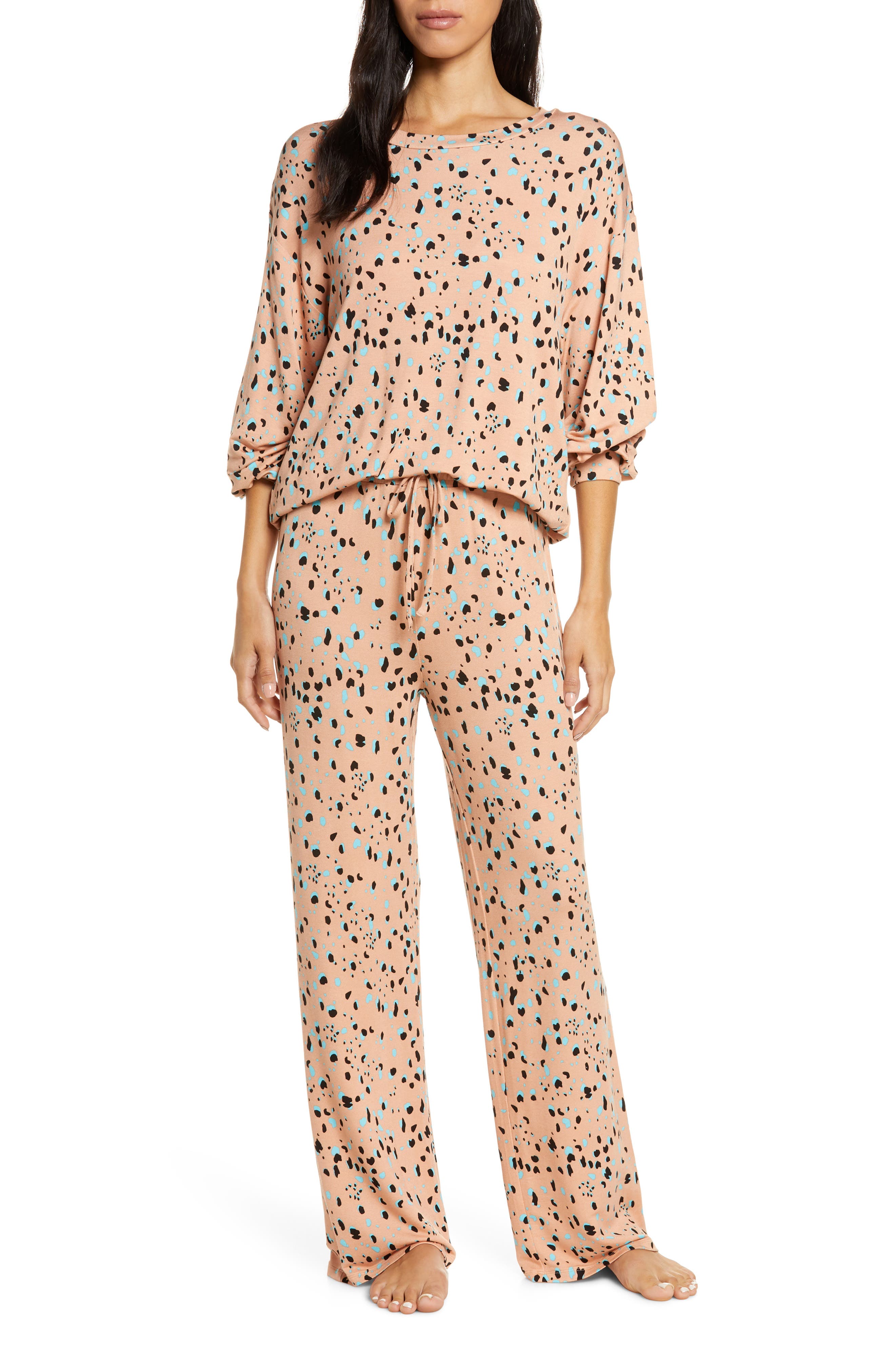 leopard pajamas | Nordstrom
