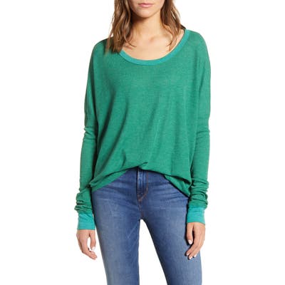 Wildfox Perry Thermal Tee, Green