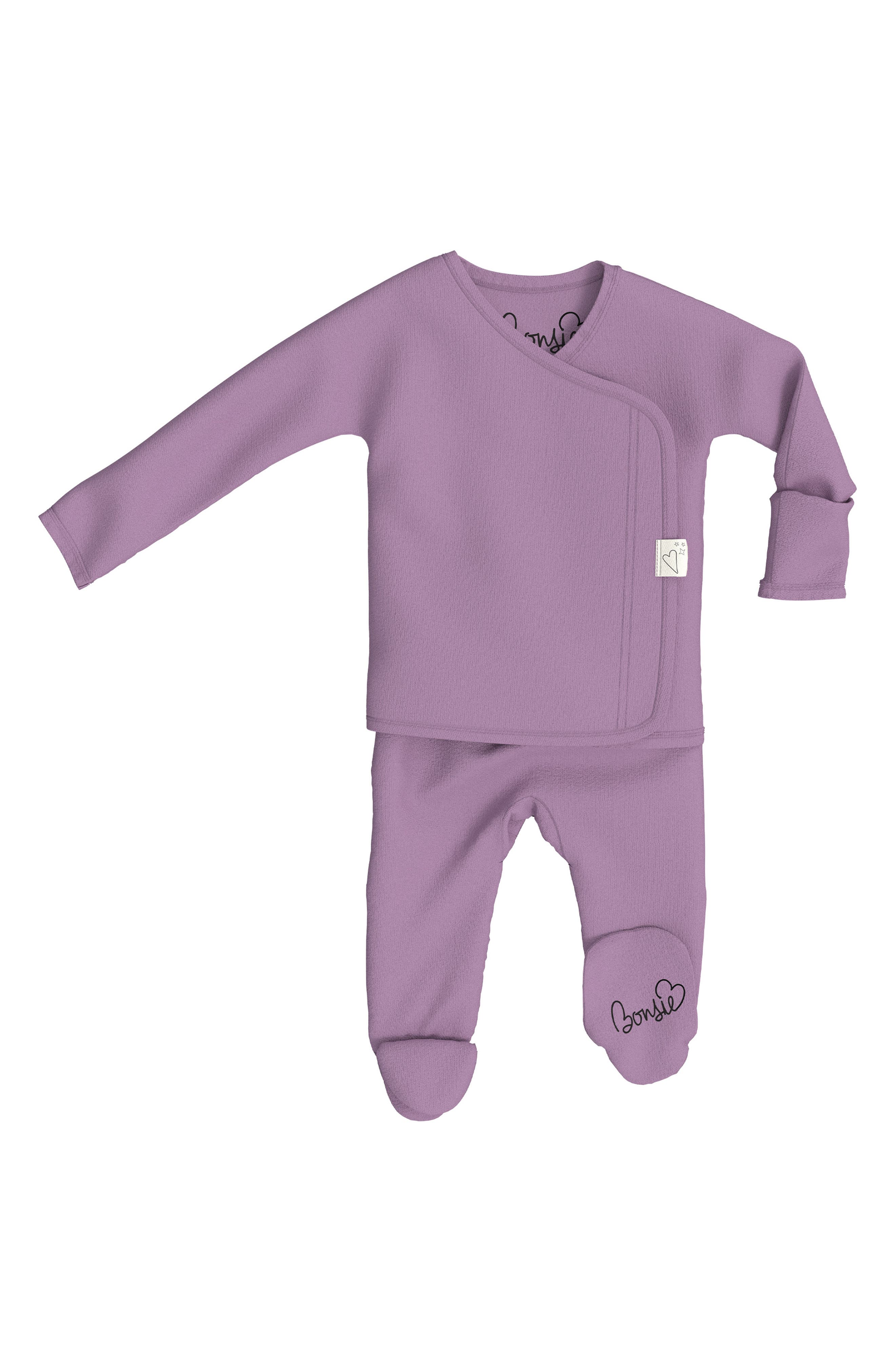 Footie in Marble Purple at Nordstrom Nordstrom Baby Clothing Outfit Sets Bodysuits & All-In-Ones 