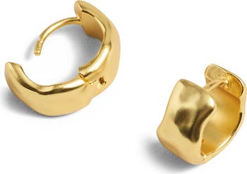 Madewell pearl 2025 hoop earrings