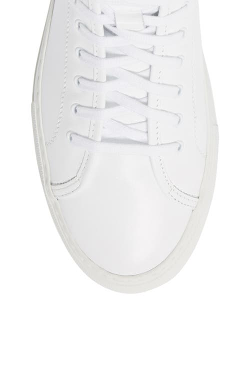 Shop Common Projects Tournament High Super Sneaker In White/white