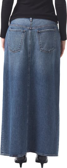 AGOLDE Leif Longline Denim Skirt Nordstrom