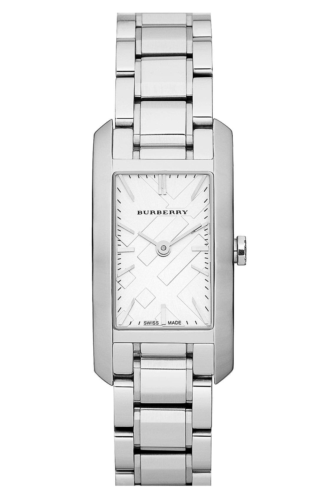 burberry rectangular watch