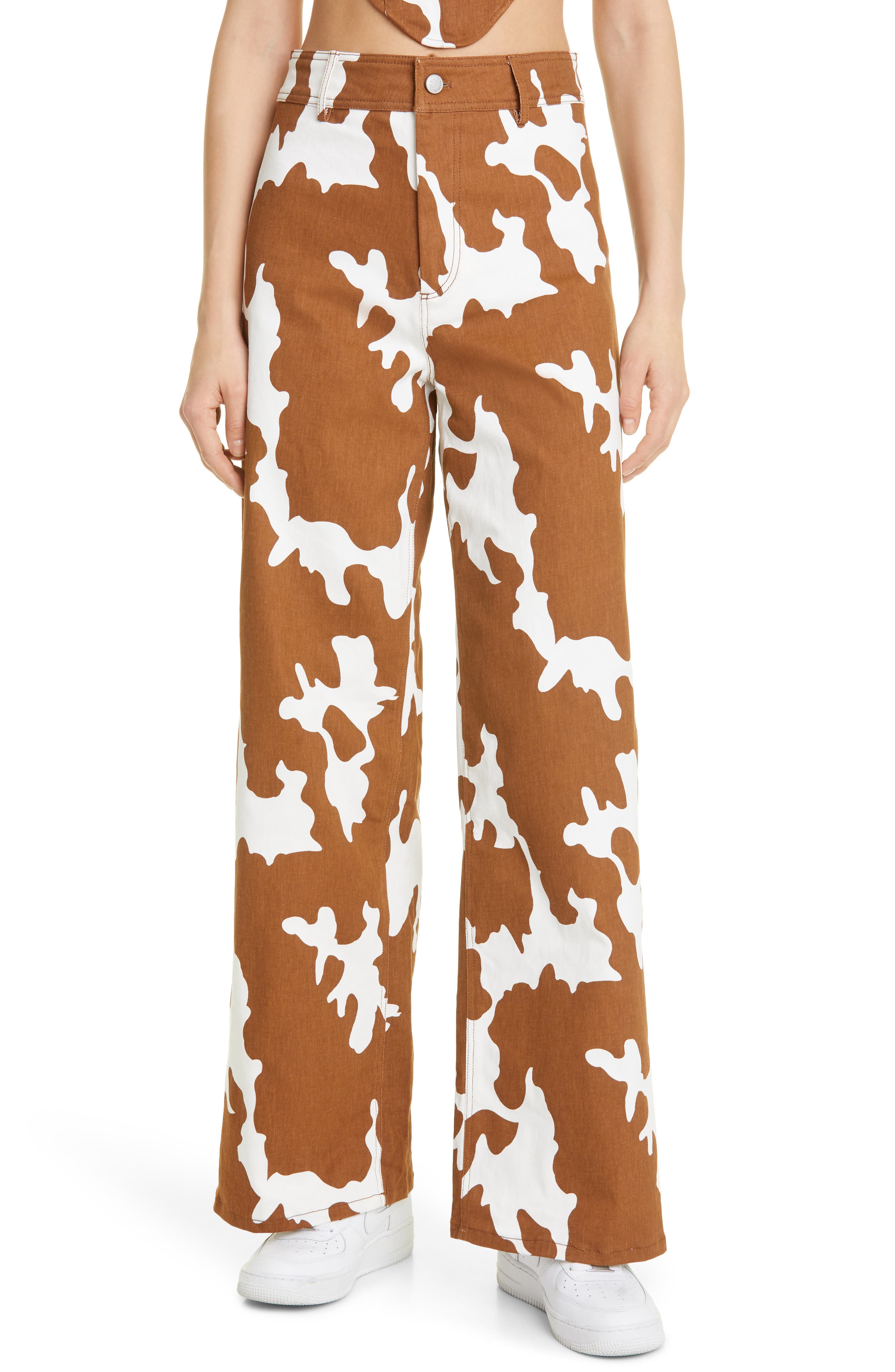 BY.DYLN Remi High Waist Ankle Wide Leg 