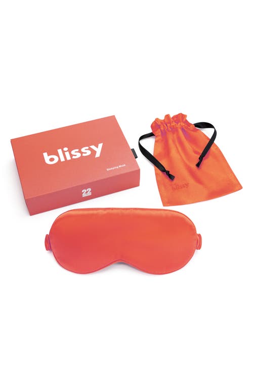 Blissy Silk Sleep Mask In Sunrise