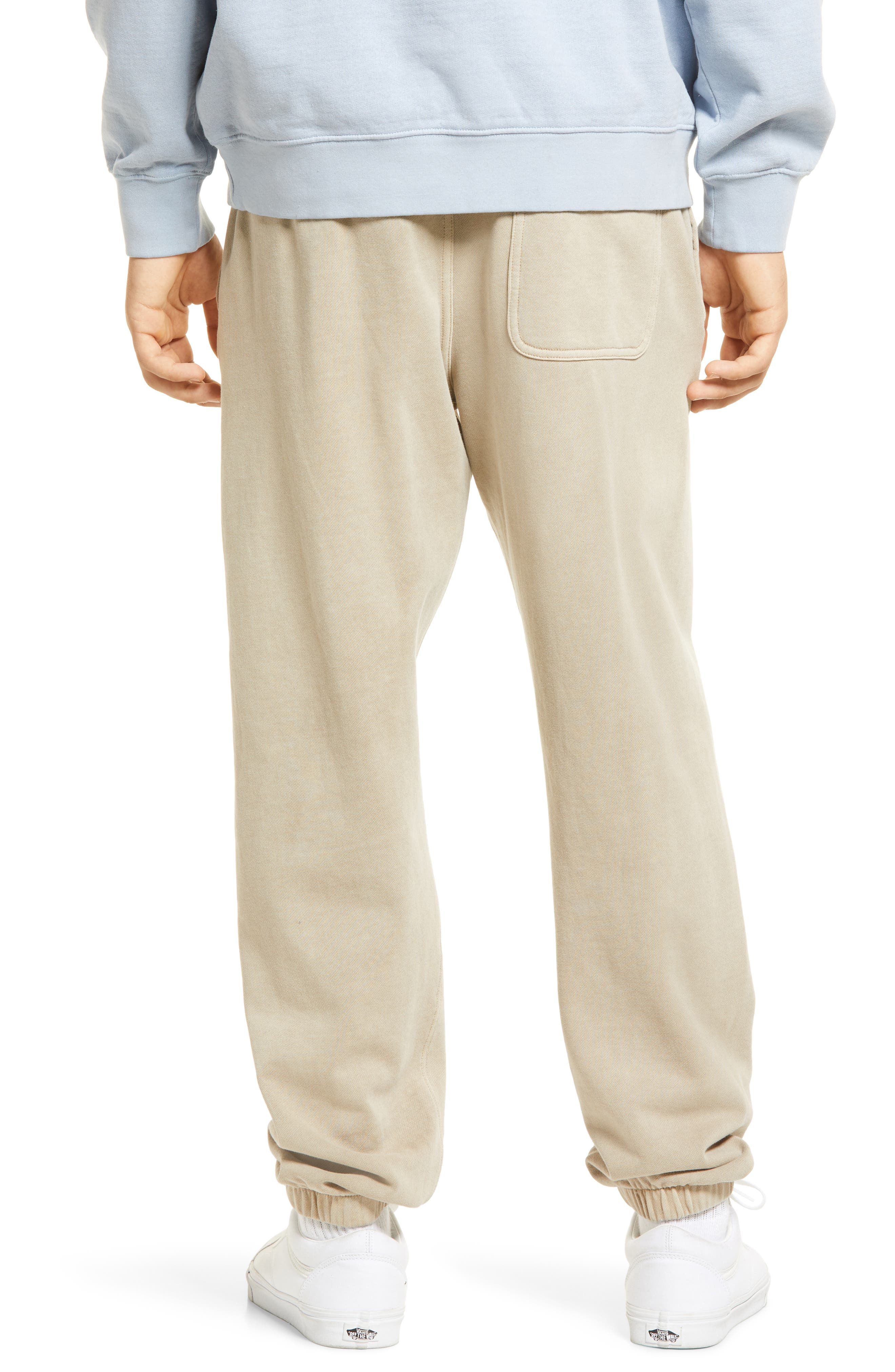 slip on vans with joggers