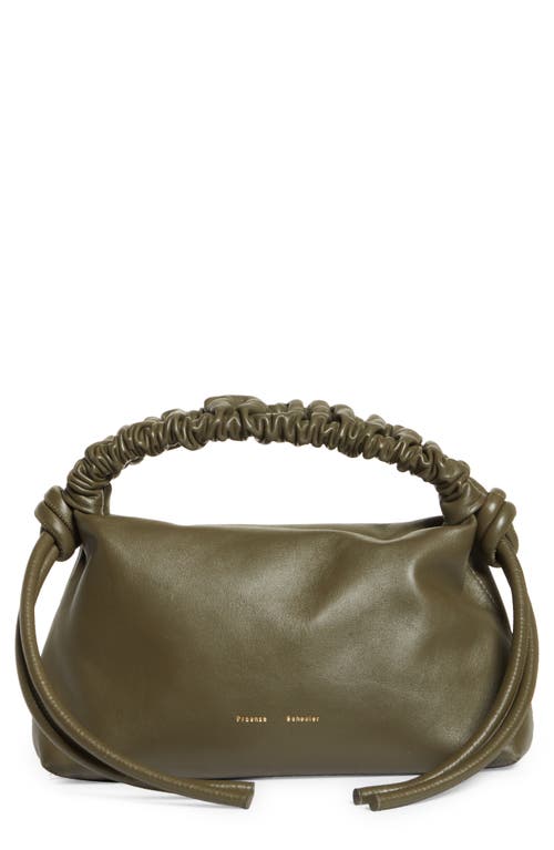 Proenza Schouler Mini Drawstring Studded Leather Hobo in Olive