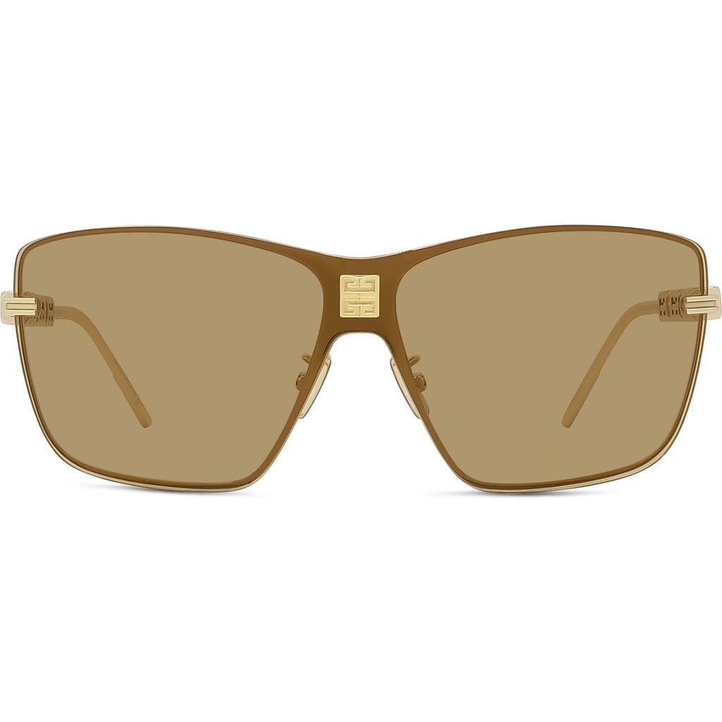 Givenchy 4gem Rectangular Sunglasses In Gold
