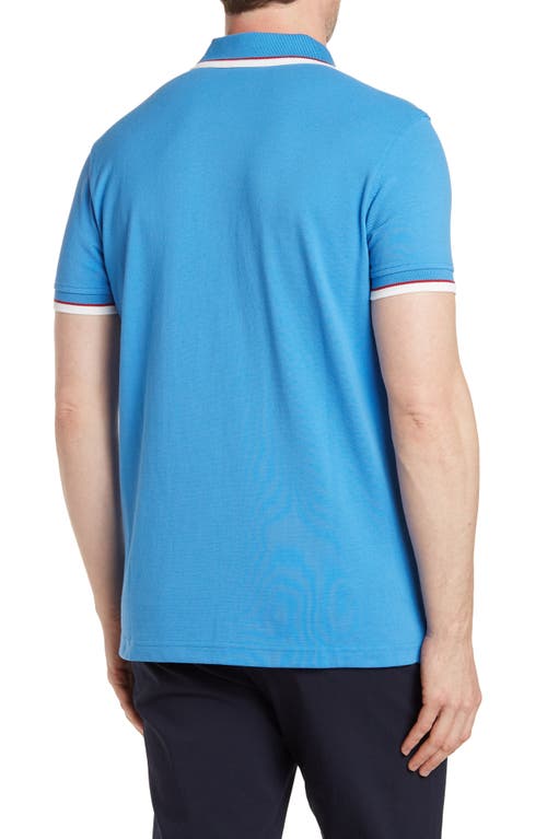 Shop Brooks Brothers Short Sleeve Polo In Light/pastel Blue