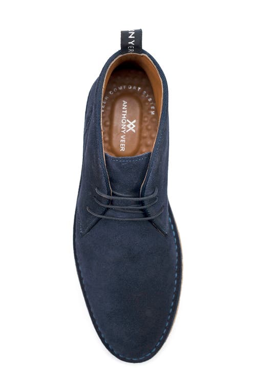 Anthony Veer Men's George Suede Lace-up Chukka Boots In Ocean Blue