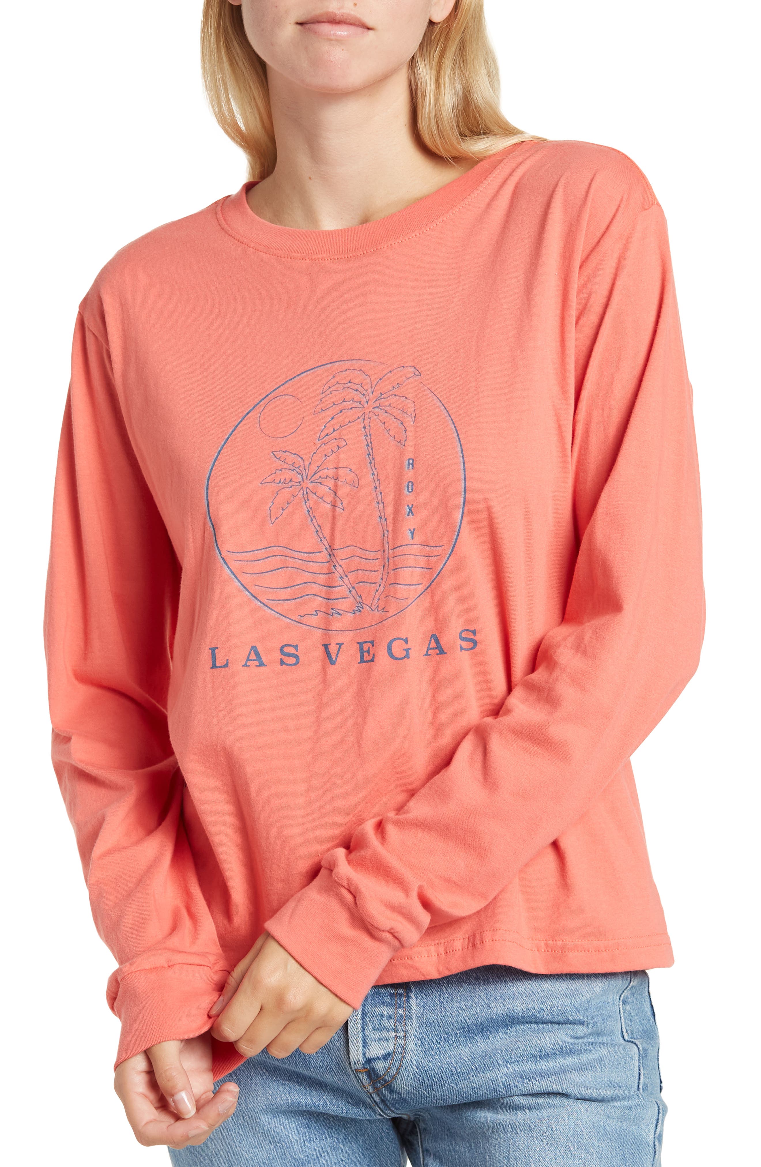 Roxy Neon Moon Long Sleeve Graphic Tee 