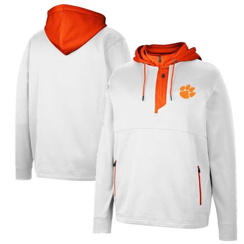 Men's Colosseum Orange Oklahoma State Cowboys Arch & Logo 3.0 Full-Zip Hoodie Size: Extra Large