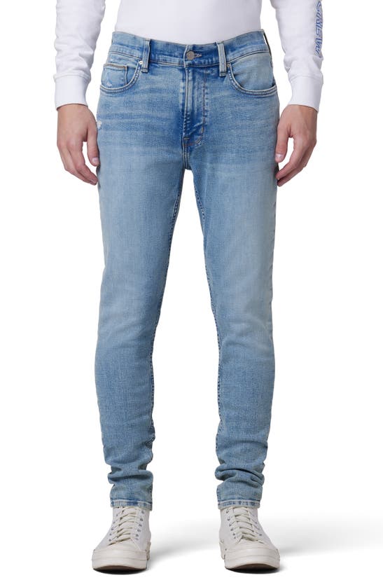 Shop Hudson Jeans Zack Skinny Jeans In Faded Blue