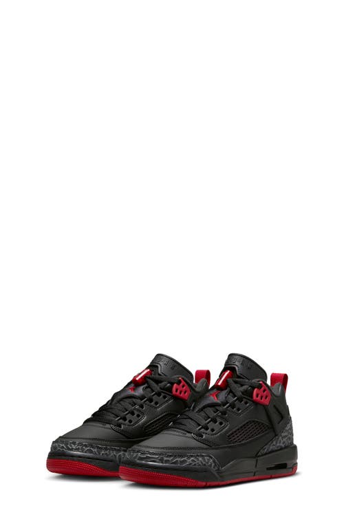 Nike Kids' Spizike Low Sneaker In Black/red/grey