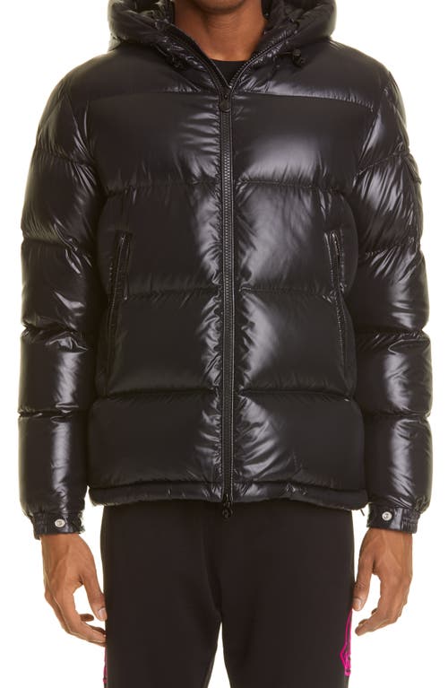Moncler Ecrins Hooded Down Puffer Jacket in Black