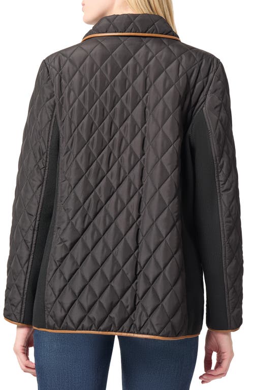 JONES NEW YORK JONES NEW YORK QUILTED SNAP FRONT JACKET 