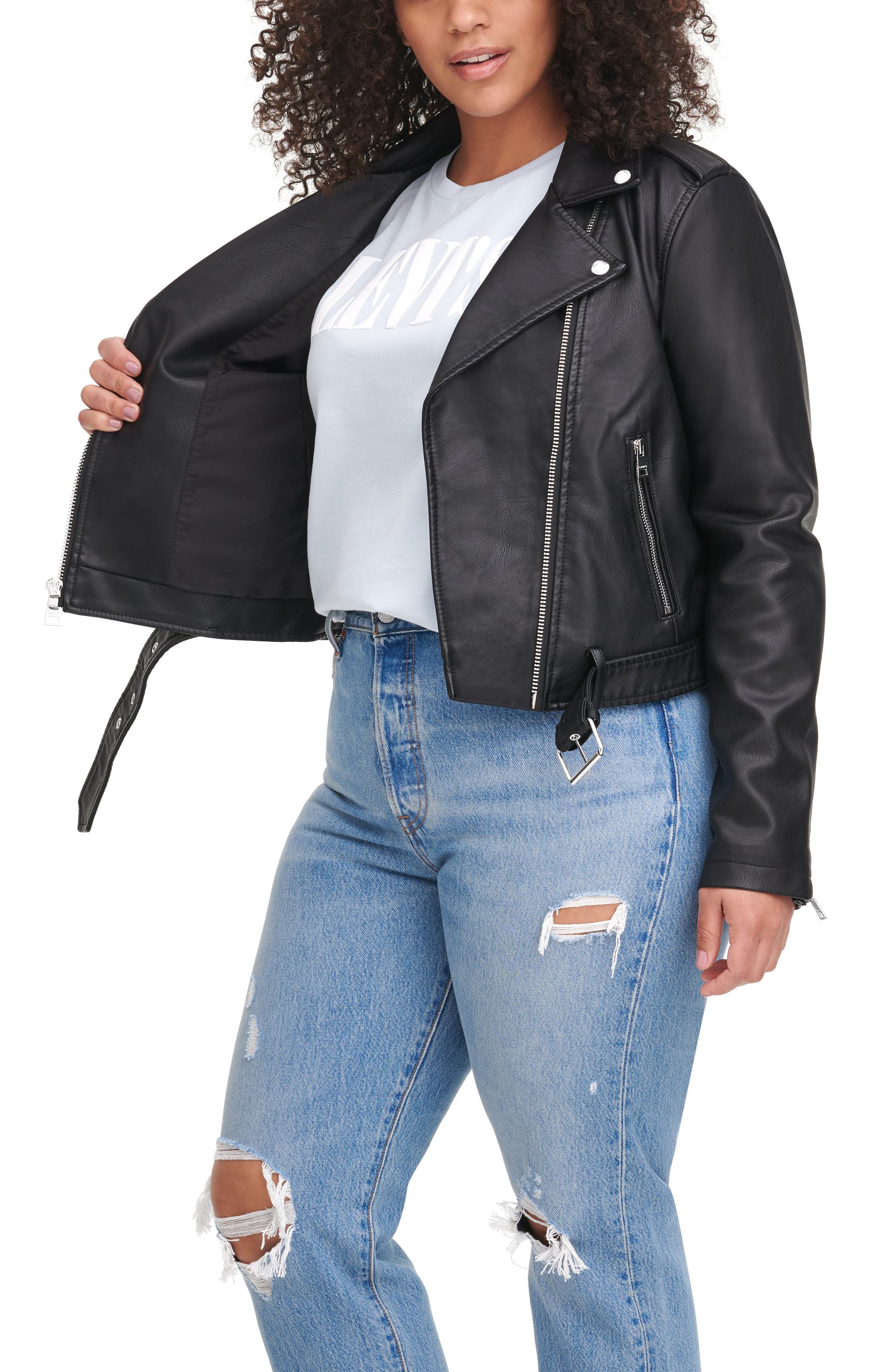 Levi's Trendy Plus Size Cotton Hood Utility Jacket - Macy's